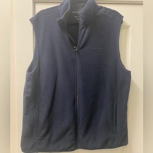 Men’s Field & Stream Fleece Vest, Navy, Large
